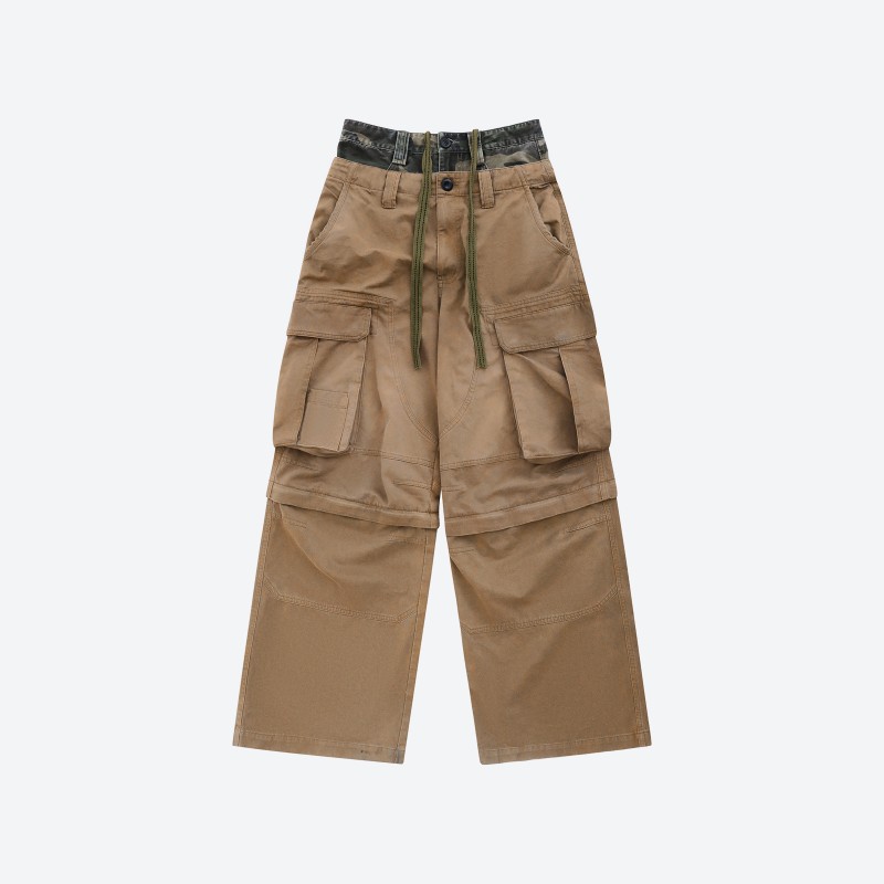 Dual-Waist Cargo Pants