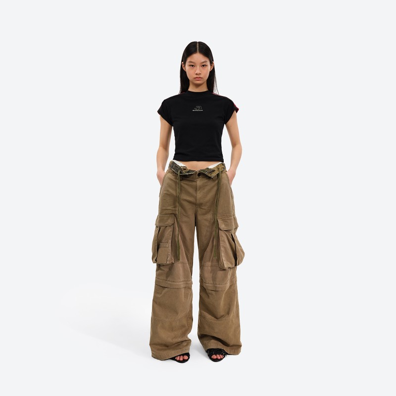 Dual-Waist Cargo Pants